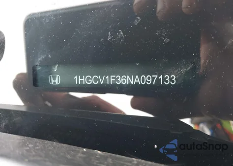 2022 Honda Accord Sport из США, поврежденный, VIN 1HGCV1F36NA097133